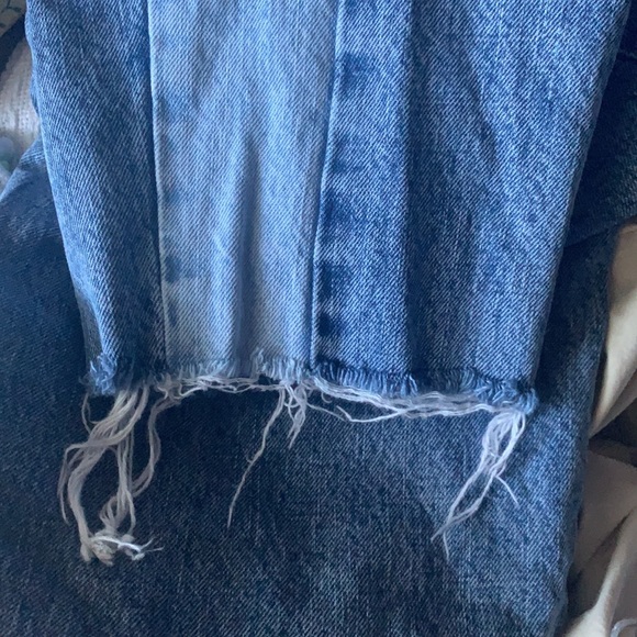 Garage Dual Tone Denim Mom Jeans - Picture 3 of 4